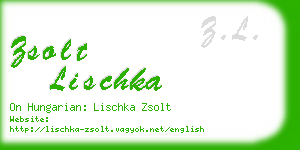 zsolt lischka business card